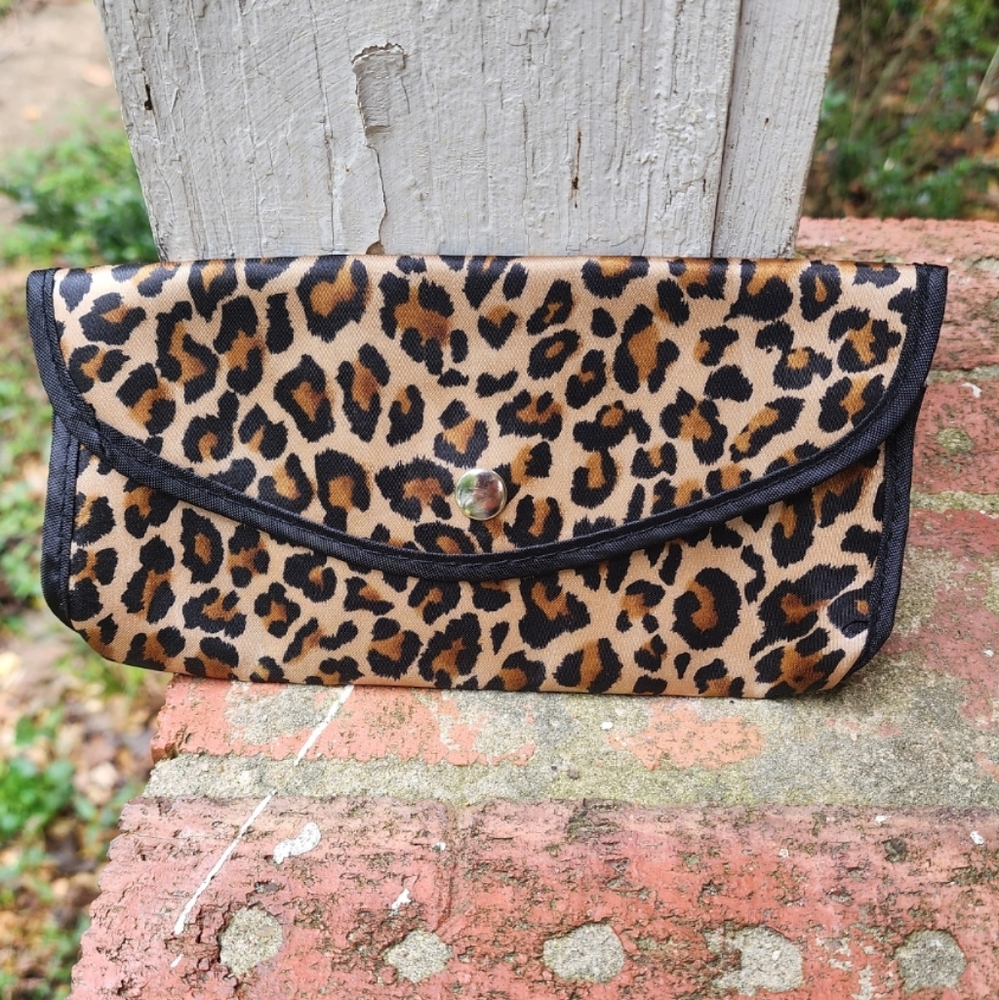 Leopard Print Cosmetic/Toiletry Bag